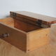 Wooden sewing box