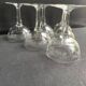 6 Coupes à champagne – Verre taillé et gravé - Art déco