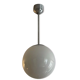 Vintage chandelier opal globe, art deco 1930