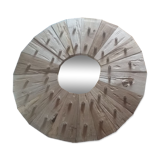 60cm solid wood mirror