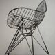 Chaises filaires chromées vintage – Lot de 4