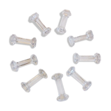 Lot de 9 porte-couteaux anciens en verre