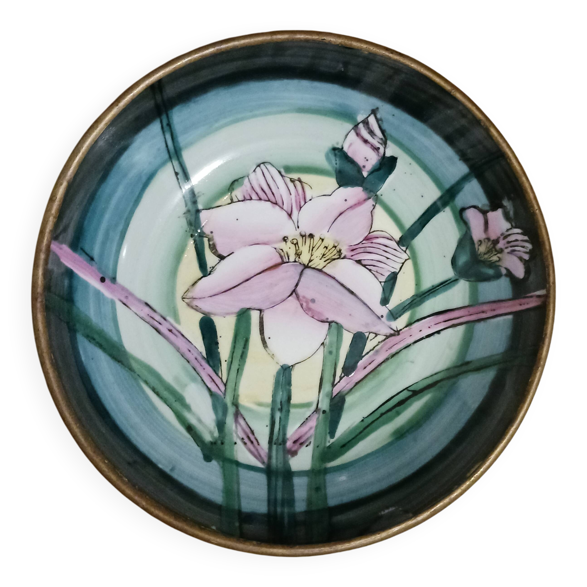 Coupelle de chine , en porcelaine émaillée