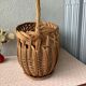 Panier en osier vintage