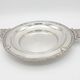 Silver-plated tray with shells