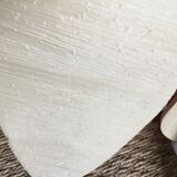 Small beige fabric flower 70's suspension