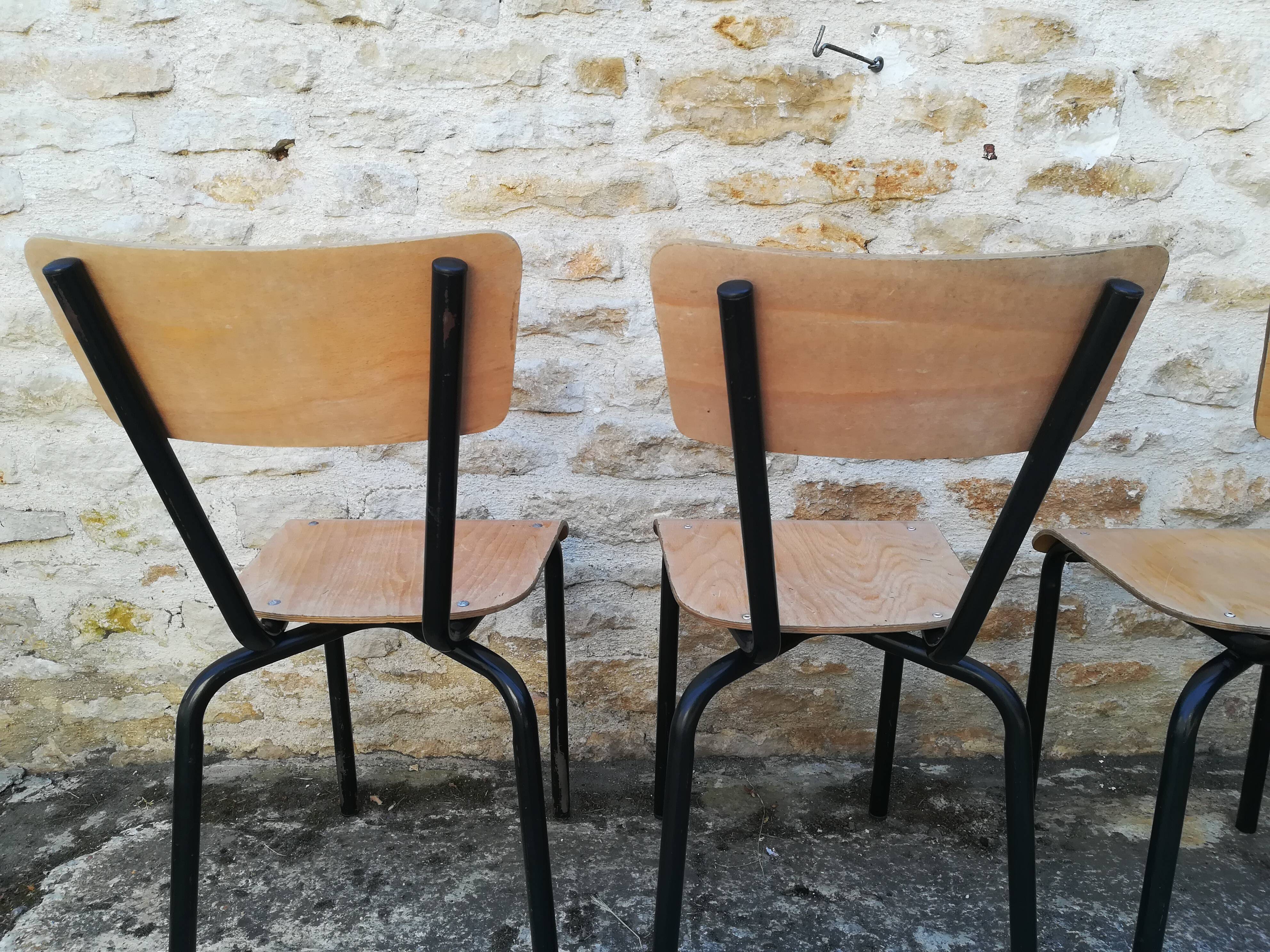 Vintage school chairs