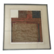 Work by Gérard Dechamps, painting using sewing and chalk techniques