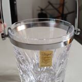 Crystal ice bucket from the royal crystal factories of Champagne.