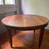 Solid walnut headband table