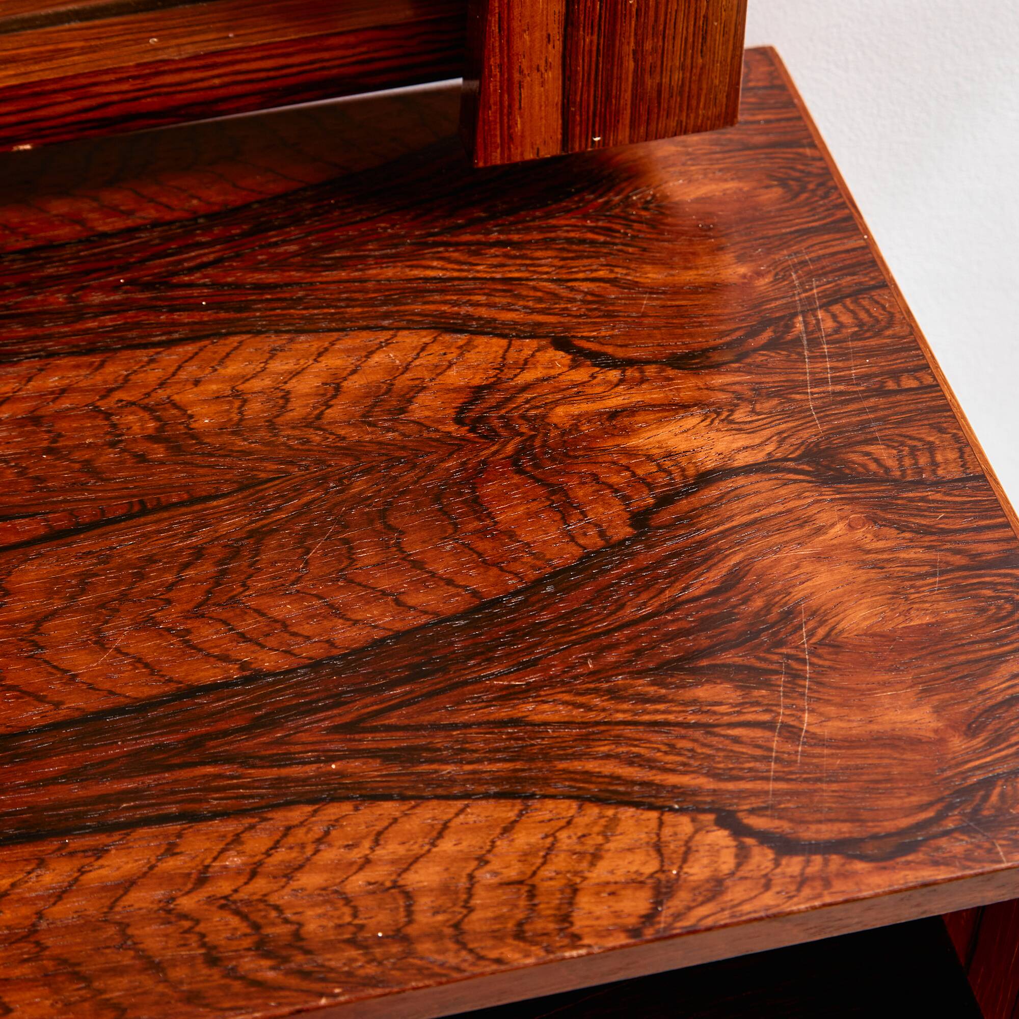 Rosewood framed mirror, Set of 2