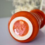 Vase boules oranges