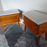 Pair of bedsides fifties