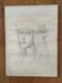 Painting: Drawing - portrait of a woman, late 19th century