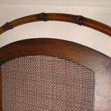 Screen fake bamboo in caning of Wicker France 1950