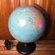 Old world map terrestrial globe sudime météore made in france vintage