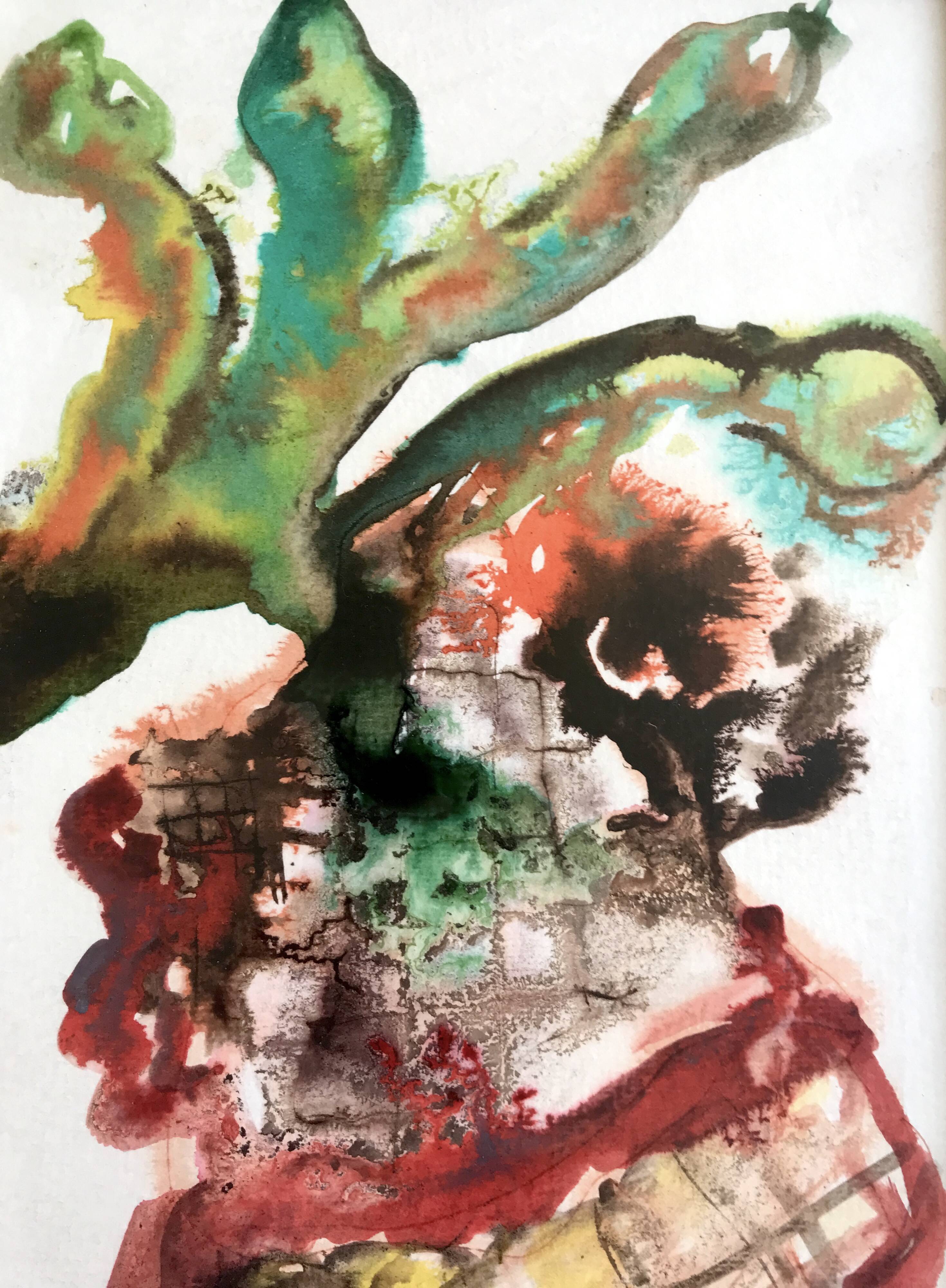 Emmanuelle messika, untitled v, 2012. ink on paper signed in pencil