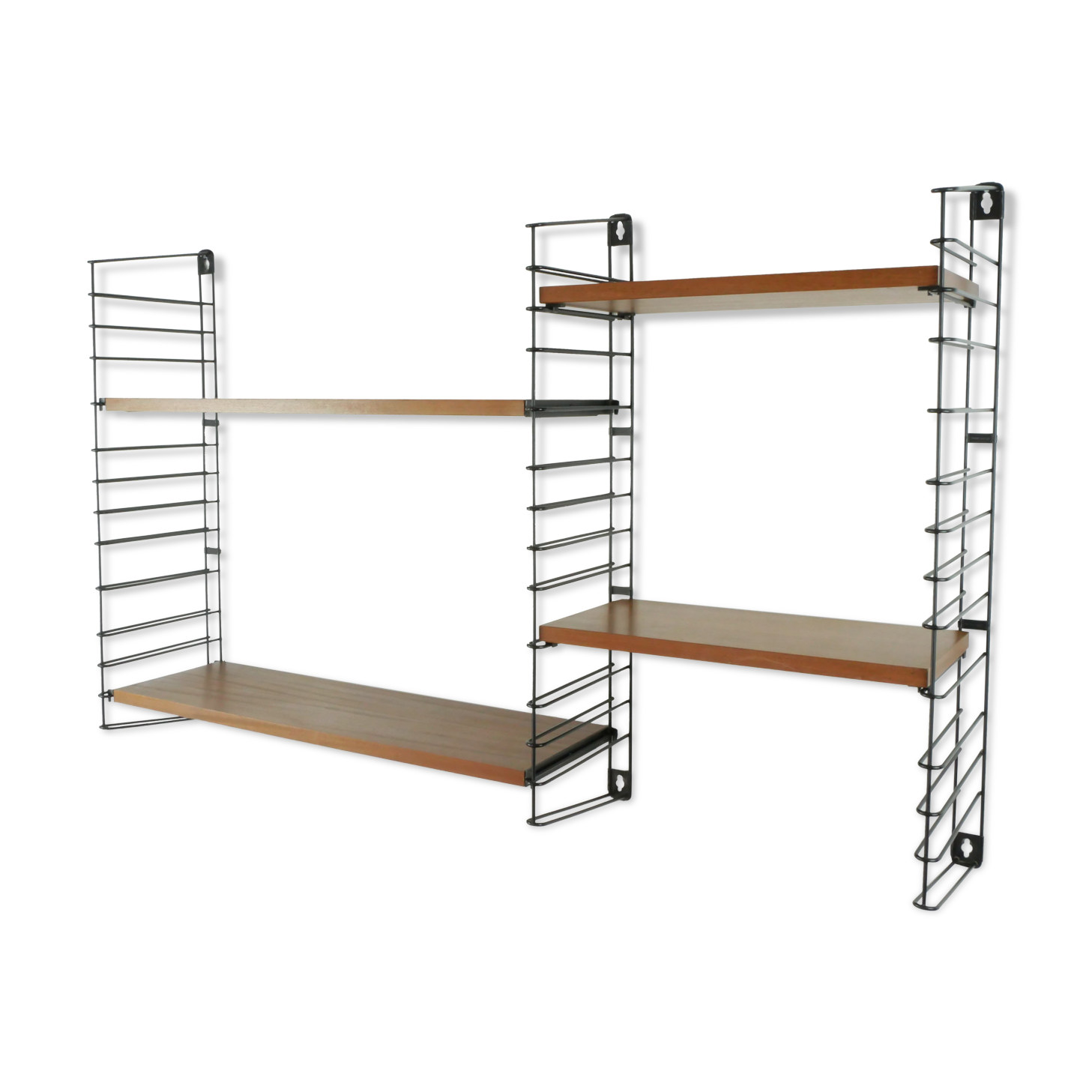 Tomado double wood shelf