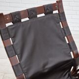 1970s, Norwegian design, Lounge chair model "Kengu" by Erde and Nordahl Solheim for Rybo Rykken