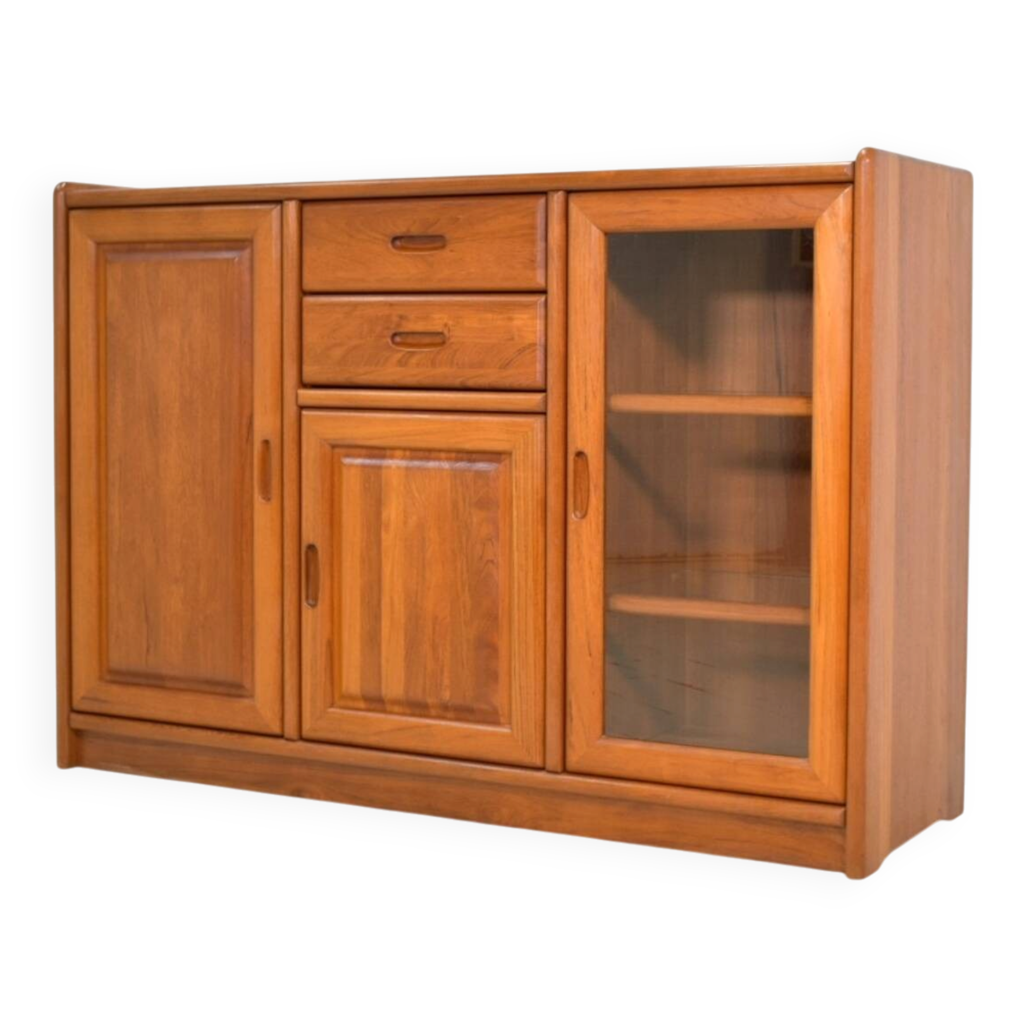 Sideboard by Dyrlund 1970s skandinavian solid Teak Danish