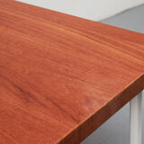 1960s coffeetable in teak and metal