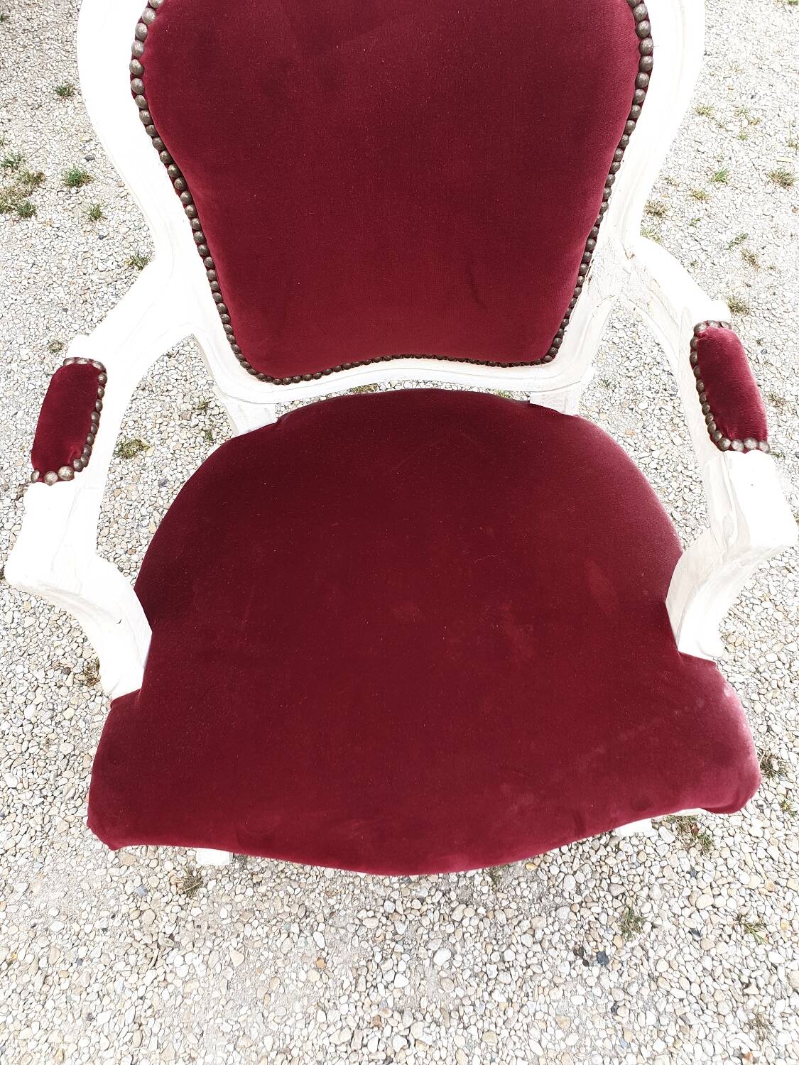 Louis XV child's cabriolet armchair