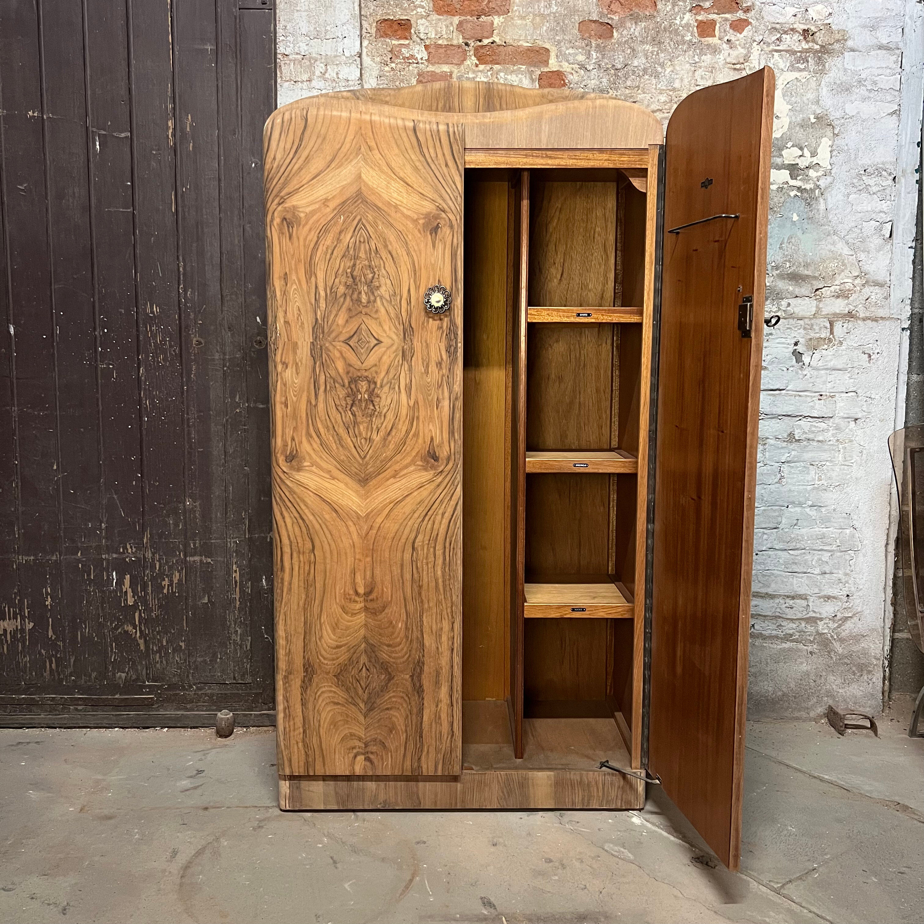 English Art Deco wardrobe Durable Suites LTD