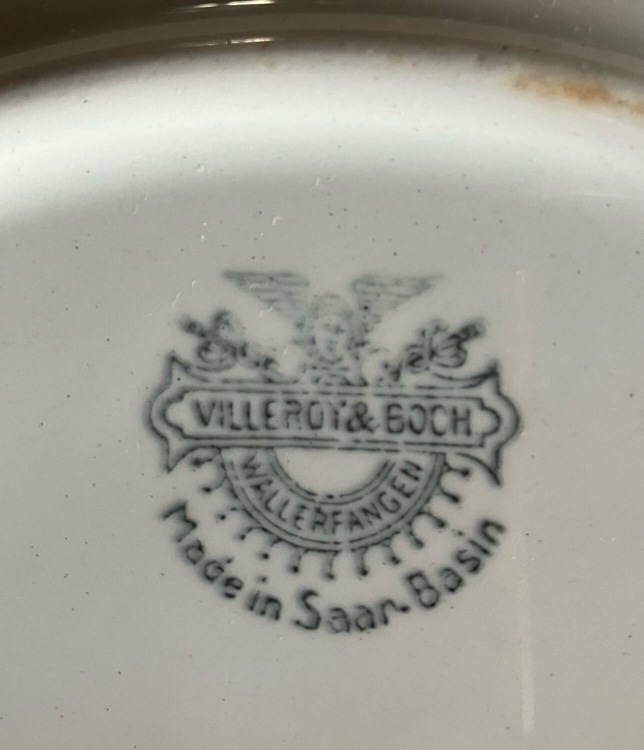 Round plate Villeroy & Boch Art Nouveau