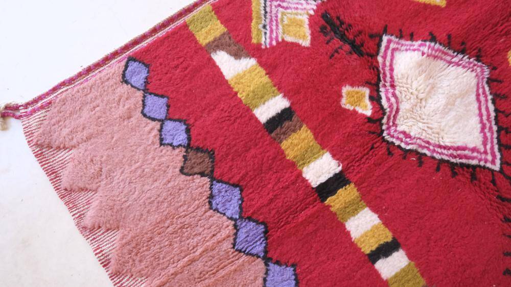 Tapis Rouge Marocain - 302 x 202 cm
