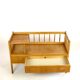 Banc en chêne années 60
