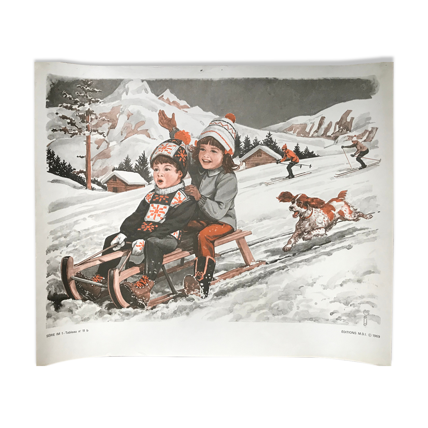 Carpenter's school poster / sledging