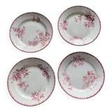 Set of 4 Maastricht earthenware dinner plates