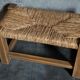 Massive wooden foot resting leg