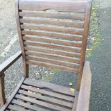 2 Garden armchairs