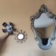Appliques murales fleurs space age