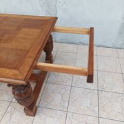 Renaissance style oak table