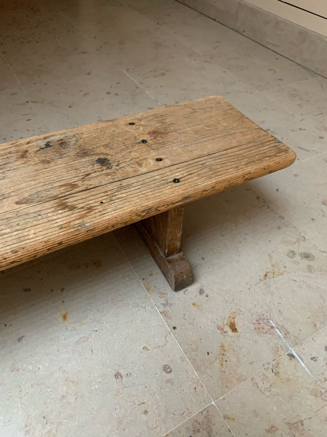 Banc ancien en bois