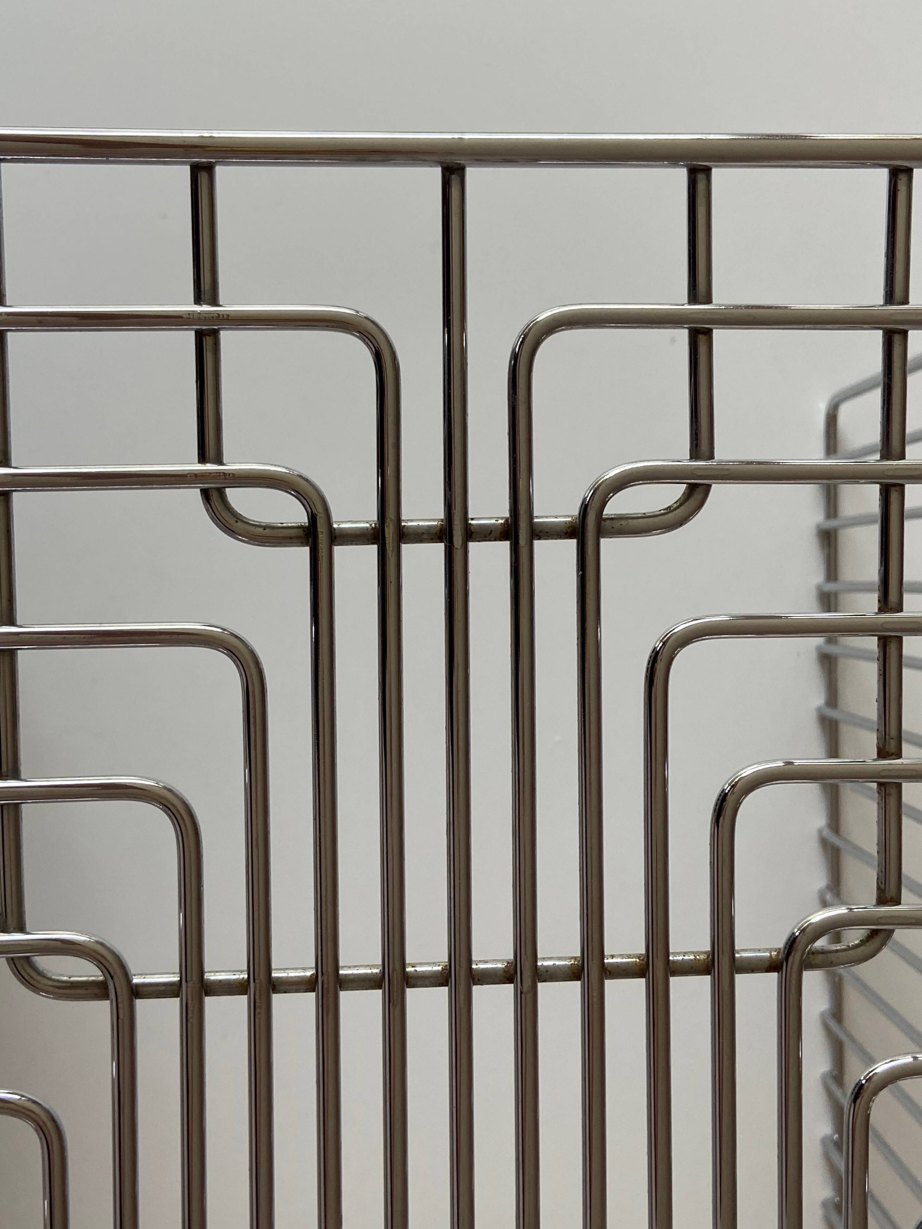 Max Sauze 1970s wire sculpture chair Made in France