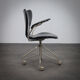 Arne Jacobsen Model 3217 office chair for Fritz Hansen, first edition, 1950s