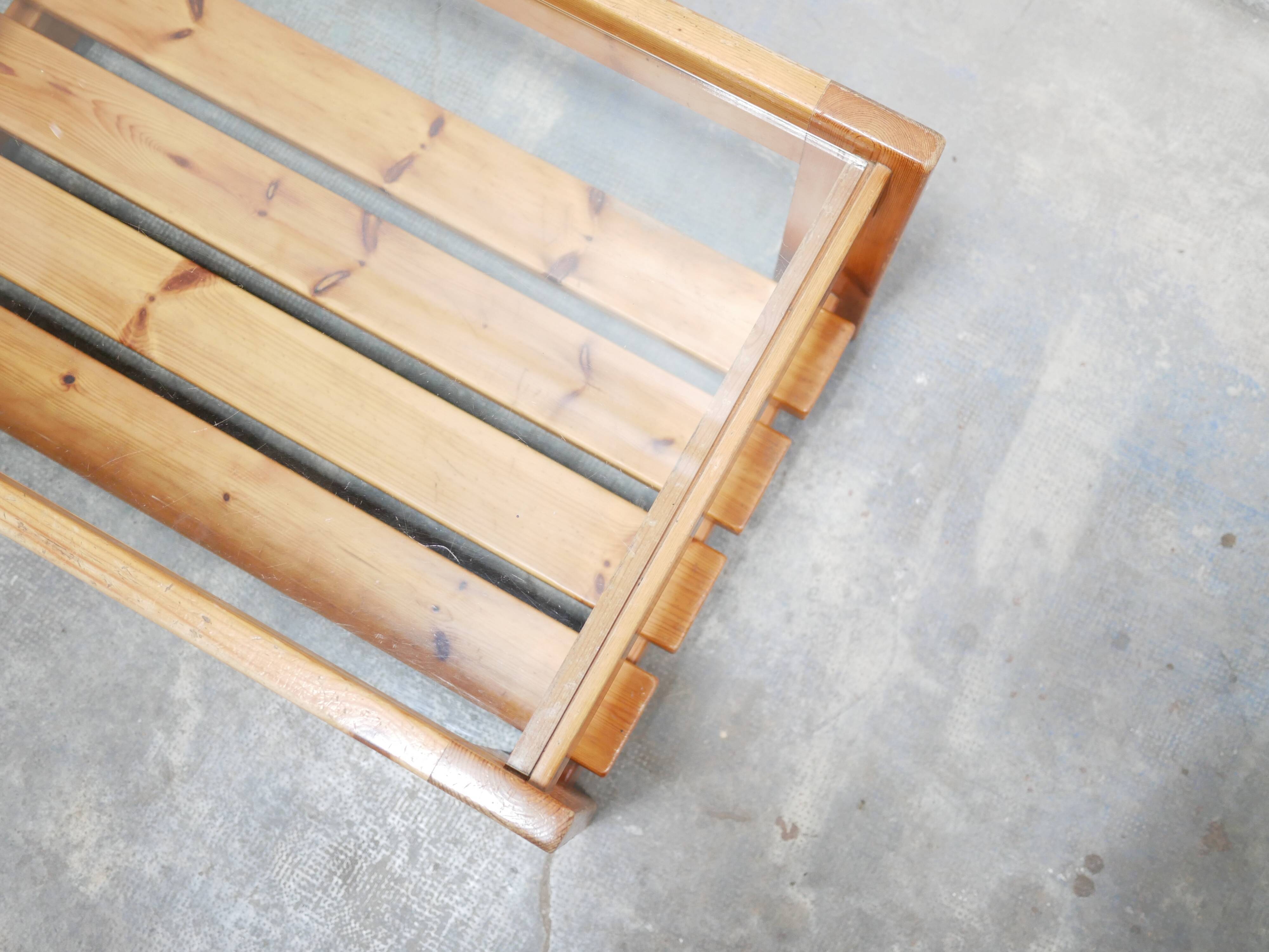 Vintage pine coffee table