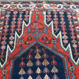 Tapis persan noué à la main au milieu du siècle - 135x208cm