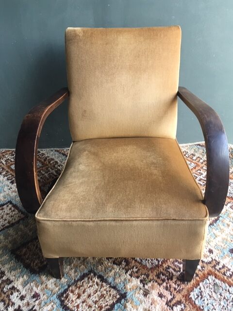 Spirit art deco armchair
