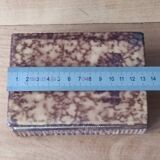 Tobacco set including a vintage stone ashtray.