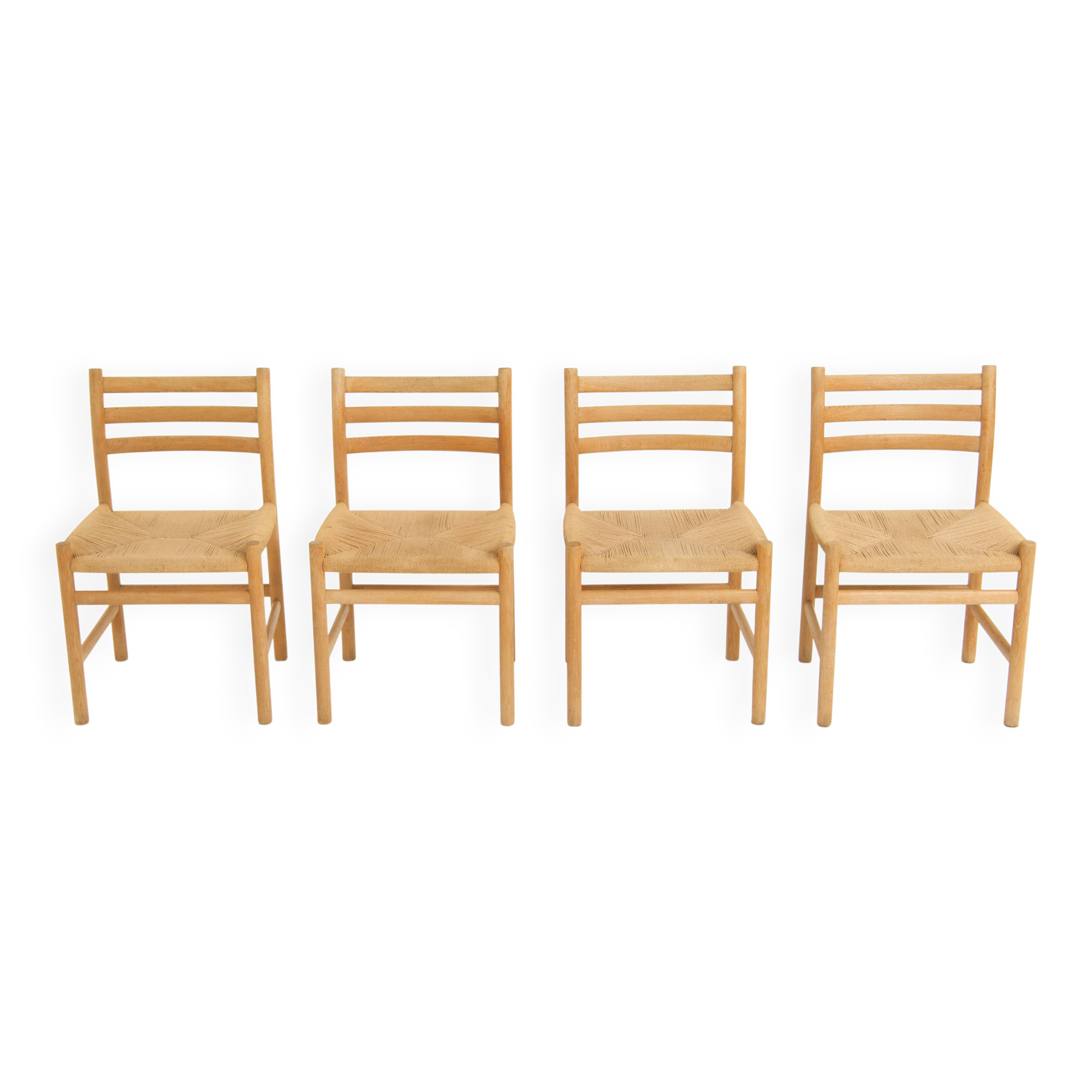 Set of 4 Dining Chairs - Model 350 - Poul Volther