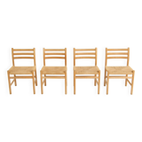 Set of 4 Dining Chairs - Model 350 - Poul Volther