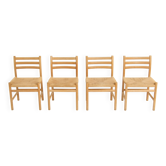 Lot de 4 chaises de salle à manger - Modèle 350 - Poul Volther