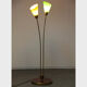 Vintage metal floor lamp, made in Czech, 1960