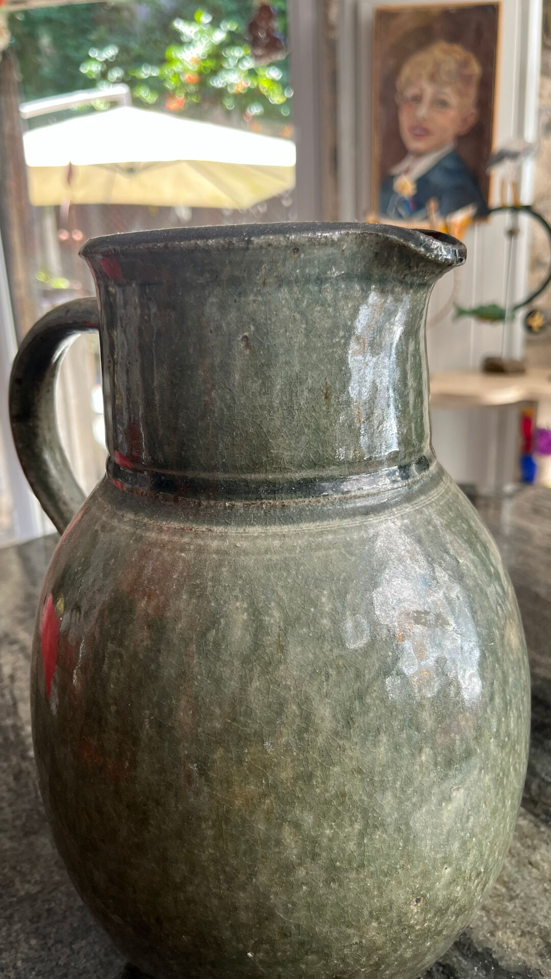 Stoneware jug