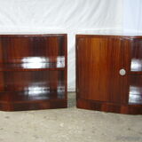 Paiir of art deco extra furniture, sofa ends