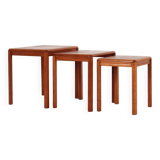 Set of three teak tables, Danish design, 1970s, production: Denmark